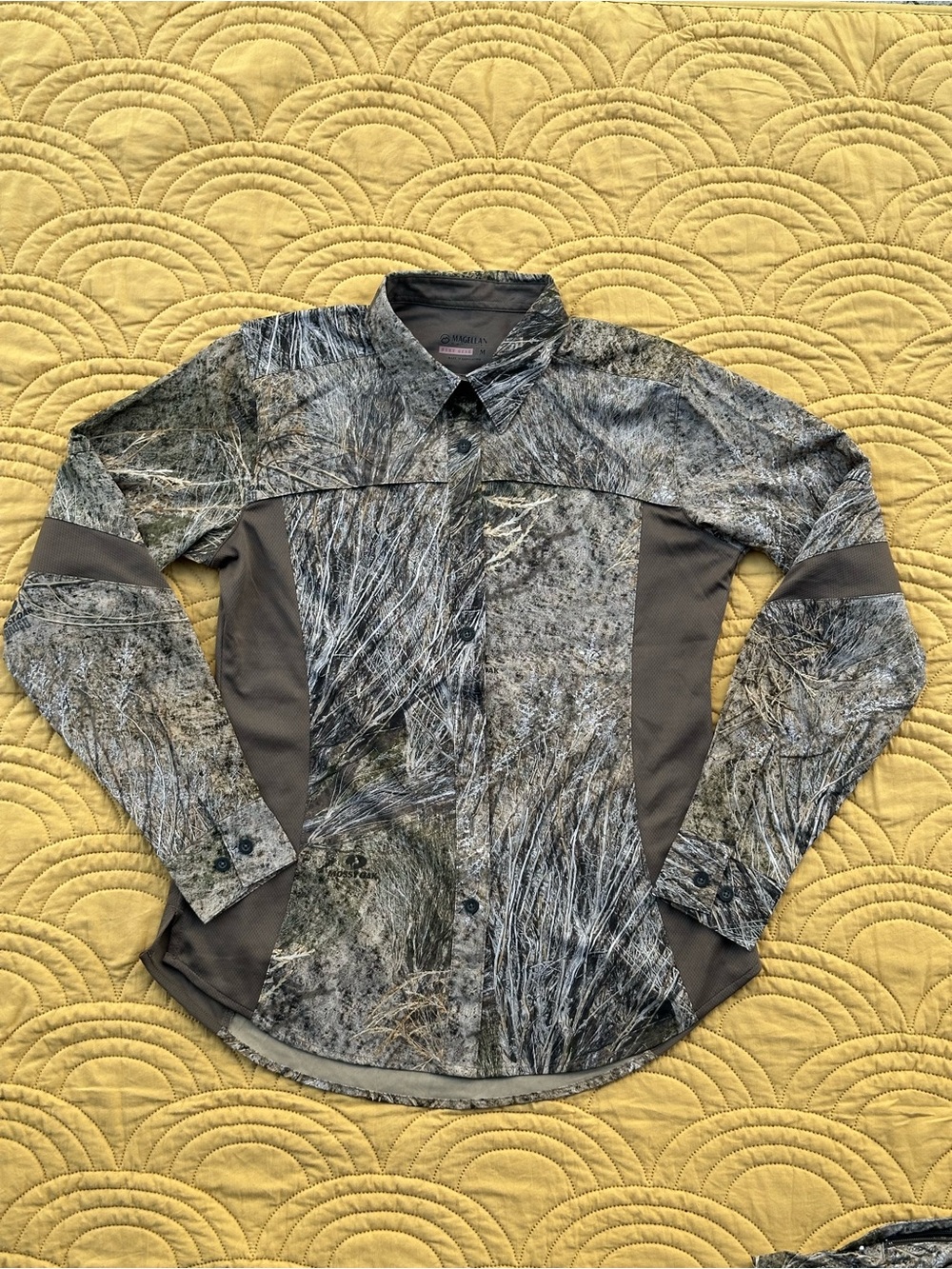 Magellan Women's Outdoor Camo Button Down Shirt